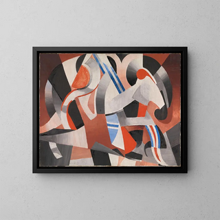 Composition - Thorvald Hellesen — inramlat konstverk på väggen