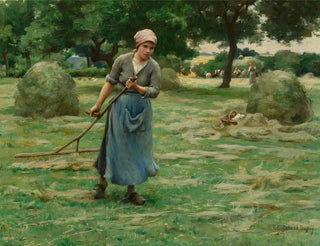 Faneuse ratissant - Thérèse Marthe Françoise Cotard-Dupré — vy av konstverket
