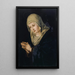 La Vierge en adoration - Tiberius Dominikus Wocher — inramlat konstverk på väggen