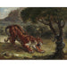 Reproduktion av målningen Tigre och orm - Eugène Delacroix