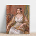 Reproduktion av målningen Tilla Durieux (Ottilie Godeffroy, 1880-1971) - Pierre-Auguste Renoir