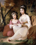 Eliza och Mary Davidson - Tilly Kettle — vy av konstverket