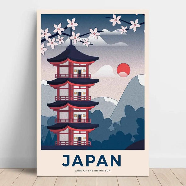Tirage d'art Asiatique - Sérénité Nippone — väggpresentation av konstverket