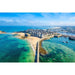 Fotoutskrift - Flygbild av Saint-Malo