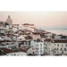 Fotoprint av Lissabon i gryningen - En symfoni av färger