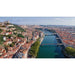 Panoramafotoutskrift - Lyon sett från himlen