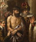 Kristus visad för folket Ecce Homo - Tizian — vy av konstverket
