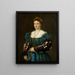 Portrait d'une Dame La Bella - Titien — inramlat konstverk på väggen