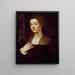 Portrait d'une dame - Titien — inramlat konstverk på väggen