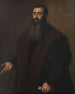 Porträtt av Nürnbergs köpman och samlare Willibald Imhoff den äldre 1519-1580 - Titien — vy av konstverket