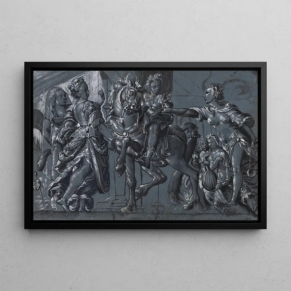 Tobias Stimmer - A rider at the crossroads.webp