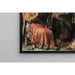 Tobit och Anna med killingen — Rembrandt — detalj i svart ram
