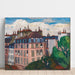 Reproduktion av målningen Toits, Paris - Henry Lyman Sayën