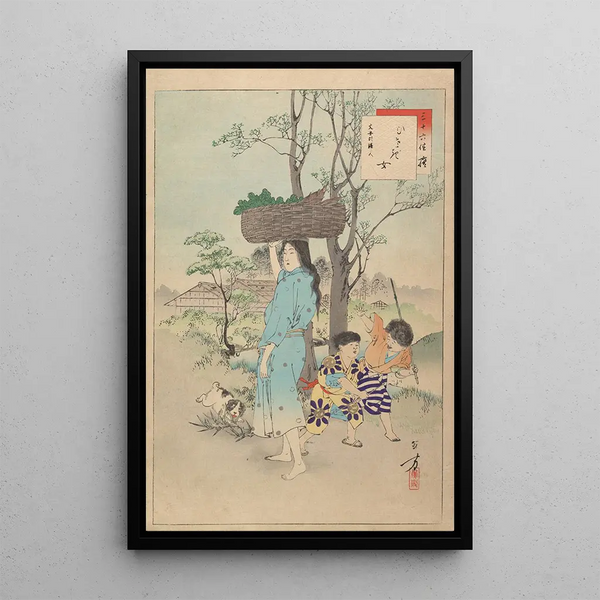 Toshikata Mizuno - Noblewomen of the Tokugawa Period Thirtysix Beauties Sanjuroko kasensoro Pl35.webp