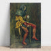 Reproduktion av målningen Touchstone, The Jester - John William Waterhouse