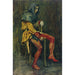 Reproduktion av målningen Touchstone, The Jester - John William Waterhouse
