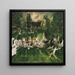 Turnering i tennis - George Wesley Bellows — inramlat konstverk på väggen