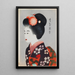 Maiko, lärjunge geisha - Toyonari Yamamura — inramlat konstverk på väggen