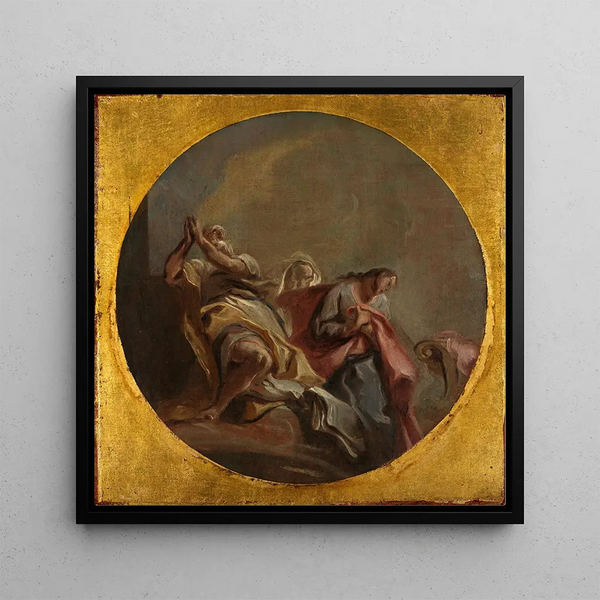 Trois apôtres sur des nuages - Carlo Carlone