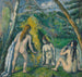 Tre badande kvinnor - Paul Cézanne — vy av konstverket
