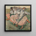 Tre ryska dansare - Edgar Degas — inramlat konstverk på väggen