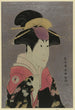 Segawa Tomisaburo som Yadorigi, hustru till Ogishi Kurando - Tōshūsai Sharaku — vy av konstverket