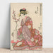 Reproduktion av målningen Tsukasa of Ogiya - Kitagawa Utamaro