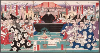 Tsukioka Yoshitoshi - The Great Conference on the Conquest of Korea.webp