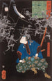 Tar Mitsukune som observerar skelett - Tsukioka Yoshitoshi — vy av konstverket