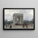 L'Arc de Triomphe, Paris - Ulpiano Checa — inramlat konstverk på väggen