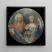 Ulrika Eleonora la Jeune 1688-1741 Drottning av Sverige Frédéric I 1676-1751 Greve av Hesse-Kassel Kung av Sverige - Niklas Lafrensen — inramlat konstverk på väggen