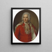 Nils Esbjörnsson Reuterholm 1676-1756 - Ulrika Pasch — inramlat konstverk på väggen