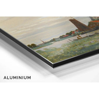 Un Moulin à Zaandam de Claude Monet | Reproduction Tableau Décoration murale affiche copie