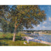 Reproduktion av målningen av ett valnötsträd på ängen i Thomery - Alfred Sisley
