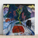 Reproduktion av målningen En röd bison på vintern - Franz Marc