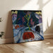 Reproduktion av målningen En röd bison på vintern - Franz Marc