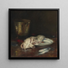 En torsk från England - William Merritt Chase — inramlat konstverk på väggen