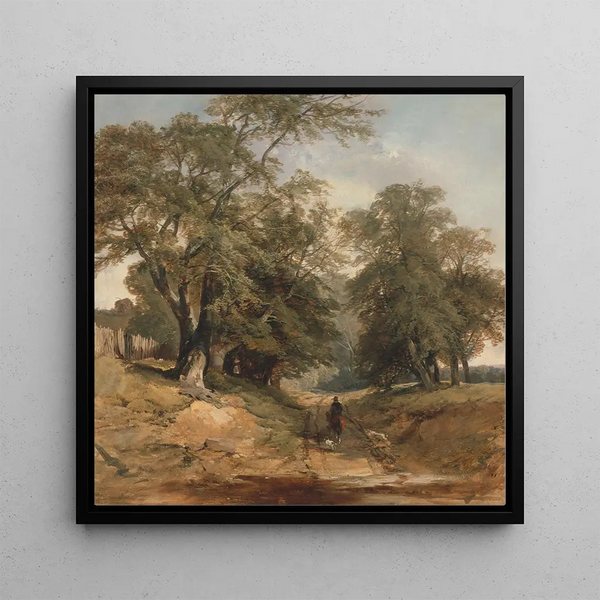 Un paysage avec un cavalier - John Middleton