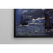 Reproduktion av målningen Ett marint landskap, navigation i månsken - Claude Monet