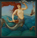 En havnymf - Sir Edward Coley Burne-Jones — visat i en interiör
