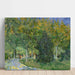 Reproduktion av målningen Une allé i en offentlig trädgård i Arles - Vincent Van Gogh