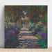 Reproduktion av målningen En allé i Monets trädgård i Giverny - Claude Monet