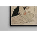 Reproduktion av målningen av en attraktiv kvinna som liknar skådespelaren Iwai Hanshiro - Kitagawa Utamaro