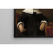 Reproduktion av målningen En kvinna som håller en ros - Rembrandt van Rijn