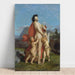 Reproduktion av målningen En ung nymf retad av putti - Jean-Léon Gérôme