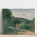 Reproduktion av målningen En väg i Louveciennes - Pierre-Auguste Renoir