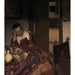 Reproduktion av målningen En sovande tjänarinna - Johannes Vermeer