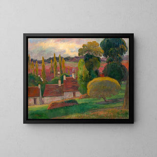 Gård i Bretagne av Paul Gauguin