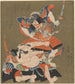 En duell mellan två krigare - Utagawa Kunisada Toyokuni III — vy av konstverket