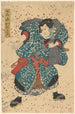 skådespelaren Ichimura Buzaemon i en okänd roll - Utagawa Kunisada Toyokuni III — vy av konstverket